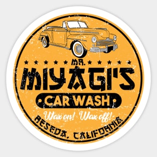 Miyagi Car Wash Sticker